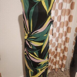 Vacation Faux Wrap Dress